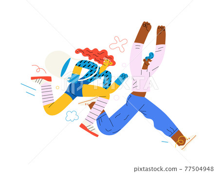 Discounts, sale, promotion. Flat vector modern illustration Discounts, sale, promotion. Flat vector modern illustration 77504948
