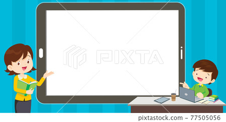 children online learning concept 77505056