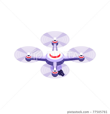 Drone Isometric Icon - Stock Illustration [77505781] - PIXTA