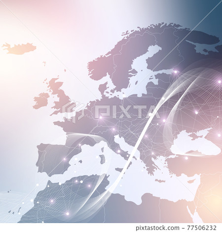 World map global technology networking concept. Digital data visualization. Lines plexus. Big Data background communication. Scientific illustration. World map global technology networking concept. Digital data visualization. Lines plexus. Big Data background communication. Scientific illustration. 77506232