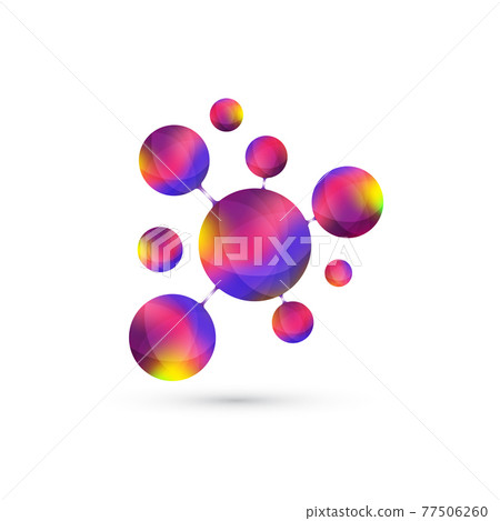 Logotype icon dna, molecule, atom, gene, neural, neuron. Template Logo for medicine, science, technology, chemistry, biotechnology, illustration. Logotype icon dna, molecule, atom, gene, neural, neuron. Template Logo for medicine, science, technology, chemistry, biotechnology, illustration. 77506260