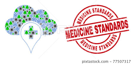 Medicine Standards Distress Tag and Medical Cloud Composition of Viral Winter Icons Medicine Standards Distress Tag and Medical Cloud Composition of Viral Winter Icons 77507317