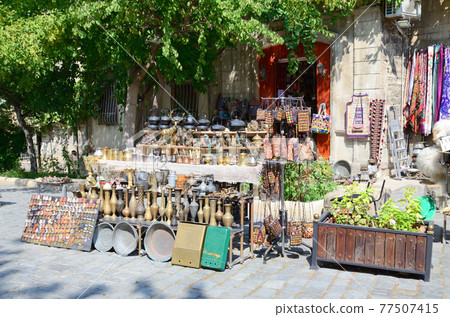 Details and streets of old Baku in Azerbaijan Details and streets of old Baku in Azerbaijan 77507415
