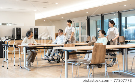 Nursing facility cafeteria shooting cooperation "LINK FOREST" 77507778