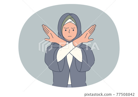 Stop, rejection, prohibition concept Stop, rejection, prohibition concept 77508842