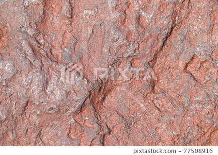 Rough Oxidized Iron Ore Face Surface Rough Oxidized Iron Ore Face Surface 77508916
