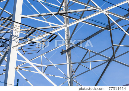 鋼塔鋼架製作的直線圖 77511634