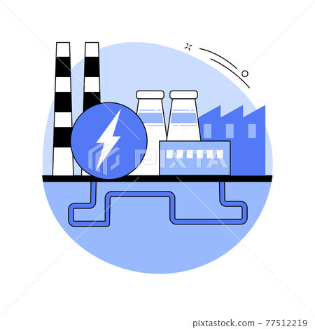 Geothermal energy abstract concept vector illustration. Geothermal energy abstract concept vector illustration. 77512219