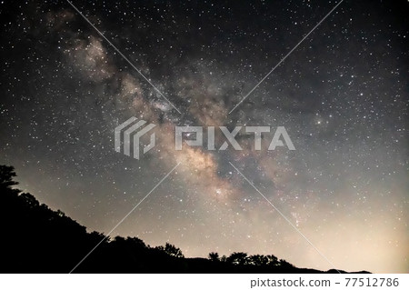 Milky way in early summer 77512786