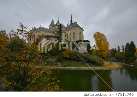 夢幻浪漫的早谷基里城要塞的倒影。 夢幻浪漫的早谷基里城要塞的倒影。 77513746