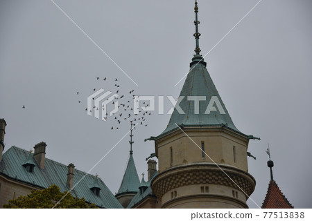 夢幻浪漫的早煙桐城要塞塔。 77513838