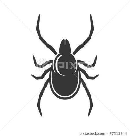 Tick Sign on White Background. Bug Icon Vector 77513844