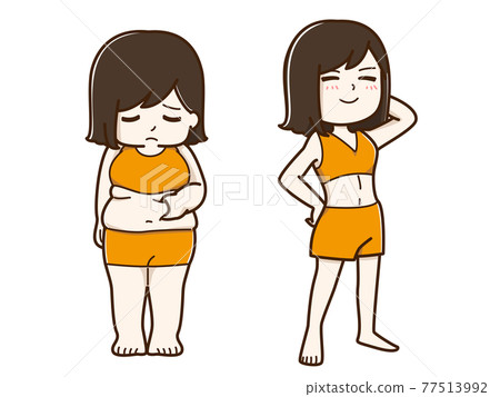 Diet before and after front set Diet before and after front set 77513992