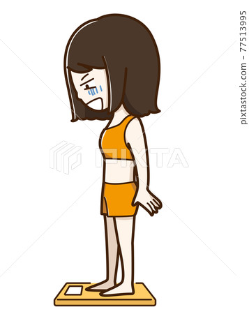 一個在秤上震驚的女人 一個在秤上震驚的女人 77513995