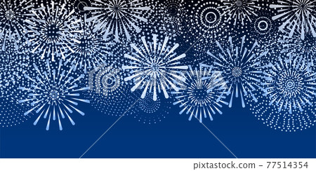 煙花夜空節日背景 77514354