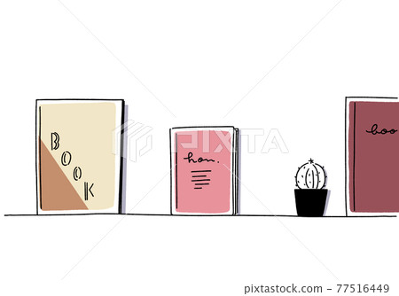 Rough books and cacti - Stock Illustration [77516449] - PIXTA
