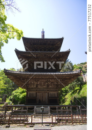 Saigoku Kannon Pilgrimage Hall 26th Fudasho Ichijoji Triple Pagoda 77517232