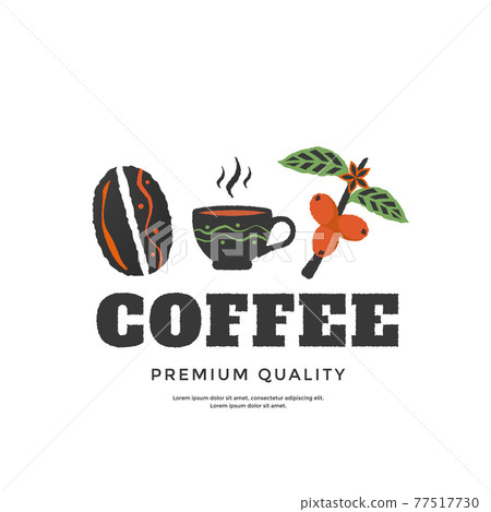 Coffee Packaging design. Cover for menu cafe. Coffee Packaging design. Cover for menu cafe. 77517730