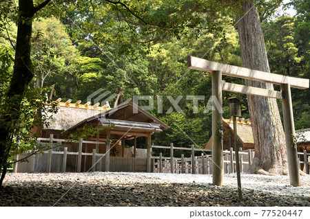 Kotai Shrine Betsugu Takiharanomiya Takihara Takihara [三重縣 Watarai 郡大樹町瀧原] 77520447