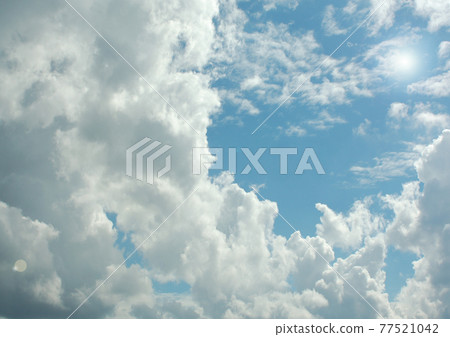 Cloudy sky background 77521042