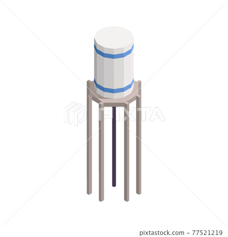 Water Tower Icon 77521219