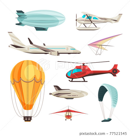 Air Transport Set - Stock Illustration [77521545] - PIXTA