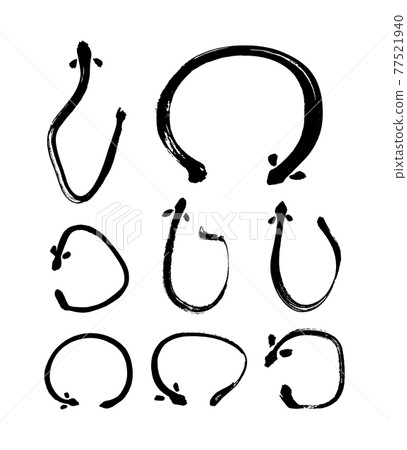 用畫筆繪製的鰻魚 77521940