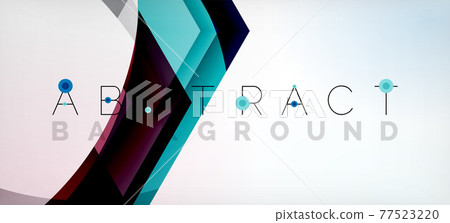 Transparent hexagons geometric shapes abstract background Transparent hexagons geometric shapes abstract background 77523220