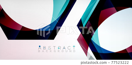 Vector color hexagons geometric abstract background Vector color hexagons geometric abstract background 77523222
