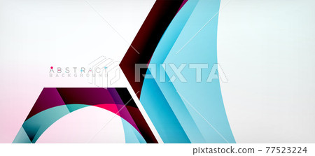 Vector color hexagons geometric abstract background Vector color hexagons geometric abstract background 77523224