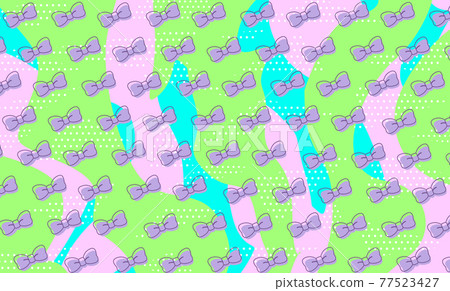 Wallpaper background ribbon pop retro pastel - Stock Illustration ...