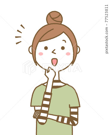 年輕女子媽媽 77523811