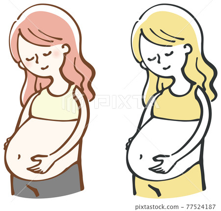 孕婦產婦圖 77524187
