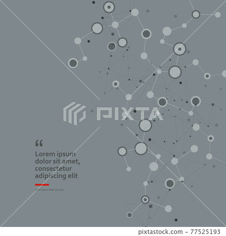 Global social network. Abstract vector background. Digital science technology concept. Digital technology backdrop. Futuristic cyber technology innovation Global social network. Abstract vector background. Digital science technology concept. Digital technology backdrop. Futuristic cyber technology innovation 77525193