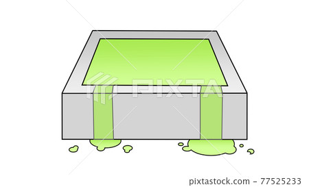 A bath full of hot water 77525233