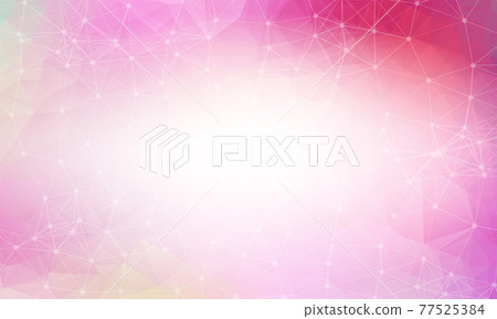 Pink Red low poly background. Polygonal design pattern. Bright mosaic modern geometric design, Creative Design Templates. Connected lines with dots. Pink Red low poly background. Polygonal design pattern. Bright mosaic modern geometric design, Creative Design Templates. Connected lines with dots. 77525384