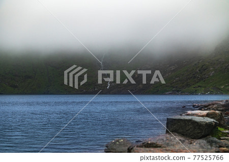 Beautiful landscape panorama of Snowdonia National Park in North Wales, UK Beautiful landscape panorama of Snowdonia National Park in North Wales, UK 77525766