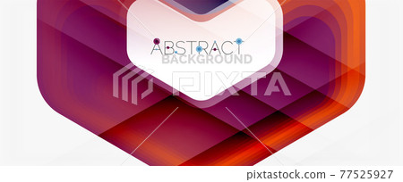 Vector 3d arrow geometric composition, abstract background for business or technology presentation, internet poster or web brochure cover, wallpaper Vector 3d arrow geometric composition, abstract background for business or technology presentation, internet poster or web brochure cover, wallpaper 77525927