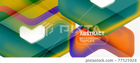 Vector 3d arrow geometric composition, abstract background for business or technology presentation, internet poster or web brochure cover, wallpaper Vector 3d arrow geometric composition, abstract background for business or technology presentation, internet poster or web brochure cover, wallpaper 77525928