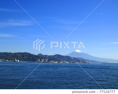 <靜岡清水> 從清水港看到的富士山 77528777