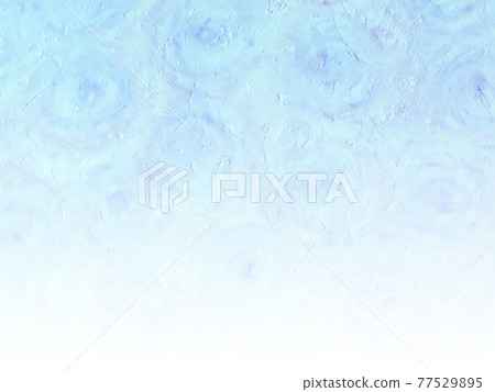 Abstract rose background material drawn with oil pastels / blue gradation that fades from top to bottom, horizontal, other colors available 77529895