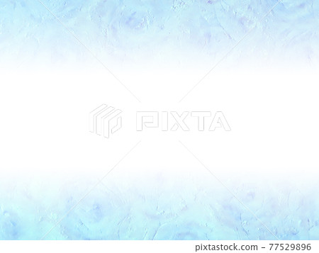 用油畫棒/藍色繪製的抽象玫瑰的背景材料 從中心上下加深的漸變 水平 其他可用顏色 77529896