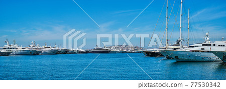 Yachts and boats in port of Athens. Athens, Greece Yachts and boats in port of Athens. Athens, Greece 77530342