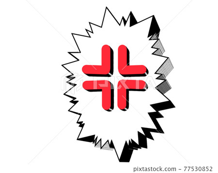 Anger blowout illustration 77530852