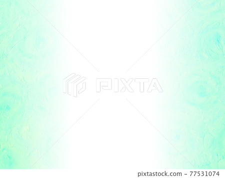 用油畫棒繪製的抽象風格玫瑰背景材料/藍綠色從中心向左右加深的漸變水平水平其他可用顏色 77531074