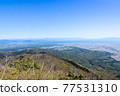 從高島市的櫛峰山頂眺望琵琶湖 77531310