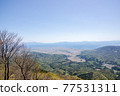 從高島市的櫛峰山頂眺望琵琶湖 77531311