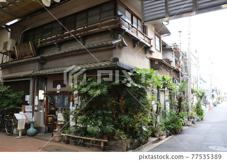 Joyful Minowa Shopping Street at Minowabashi Station in Minamisenju, Arakawa-ku 77535389