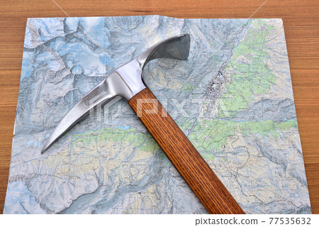 Mountaineering image Mountaineering equipment Mountain equipment Pickaxe map Mountaineering image Mountaineering equipment Mountain equipment Pickaxe map 77535632