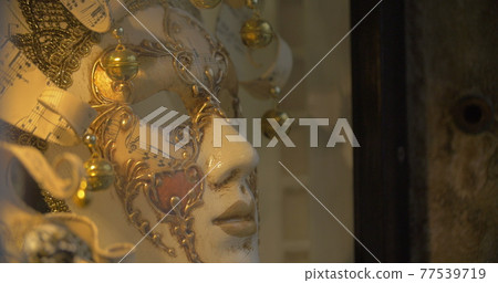 Beautiful Venetian Carnival Mask Beautiful Venetian Carnival Mask 77539719